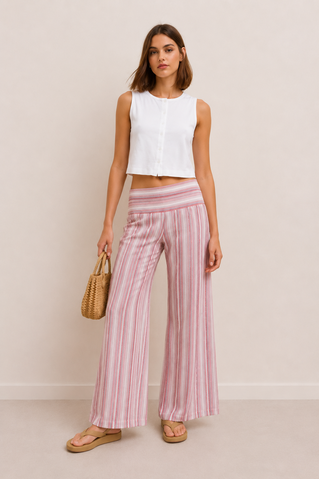 Pantalón Positano Rosa